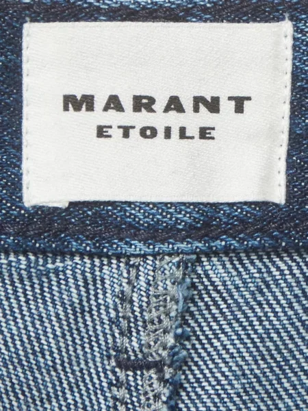 Fustă din denim Marant Etoile albastru