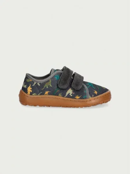 Froddo Pantofle BAREFOOT CANVAS šedé