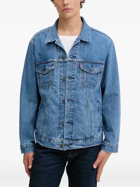 Blugi cu picior larg Levi's® de catifea cord albastru