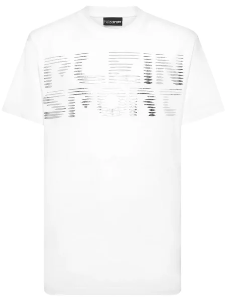 Tricou Plein Sport cu imagine alb