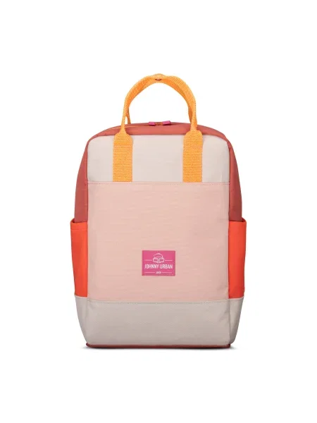 Johnny Urban Rucsac Linus portocaliu / roz / roșu alb