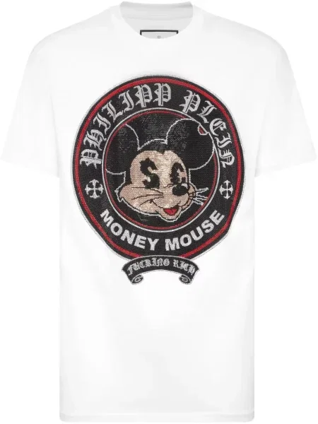 Tricou Philipp Plein alb