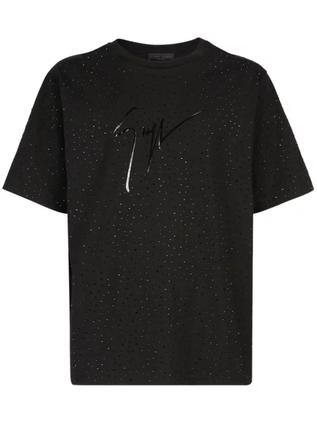 Tricou Giuseppe Zanotti cu imagine negru