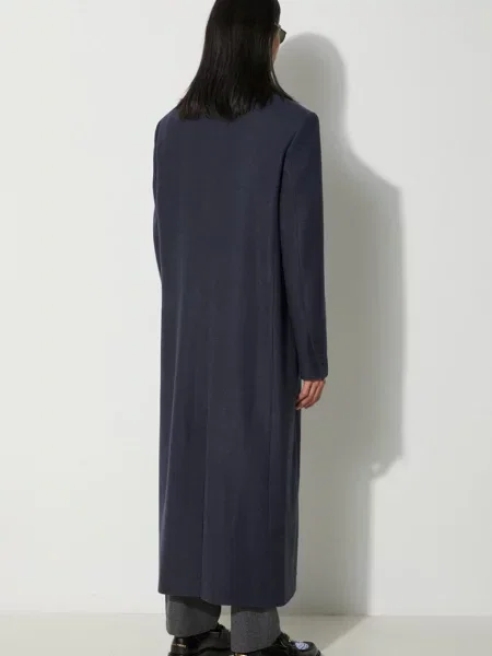 Пальто з домішкою вовни перехідне синій