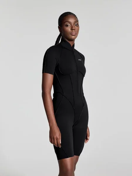 BetterMe salopetă sport pentru femei Sleek negru