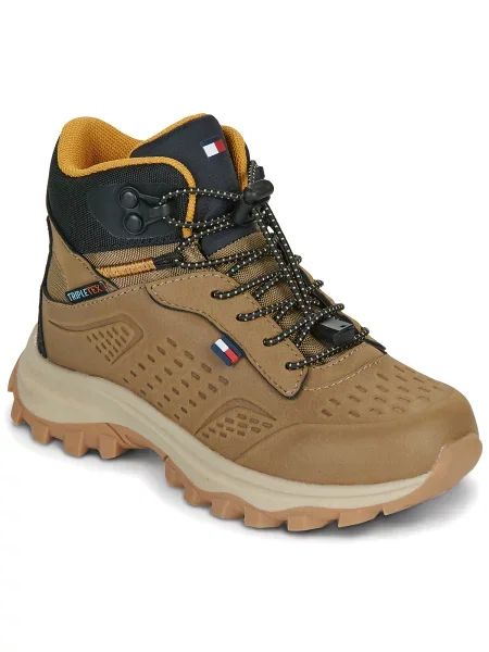 Členkové topánky Tommy Hilfiger hnedá