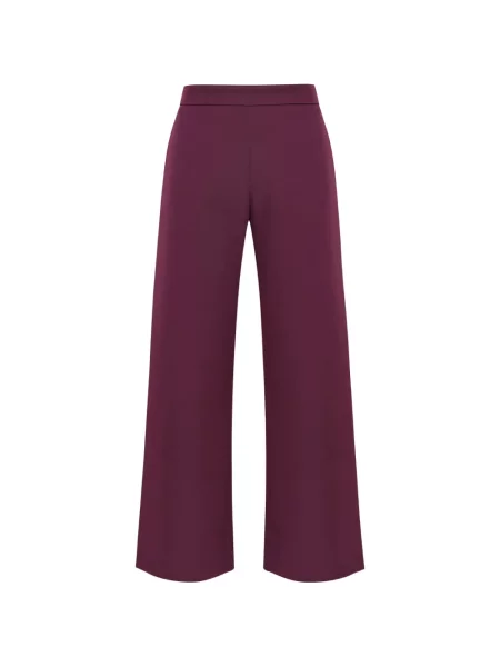 Pantaloni Maliparmi evazate violet