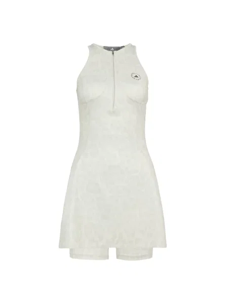 ADIDAS BY STELLA MCCARTNEY Sportska haljina Printed Training svijetlosiva / prljavo bijela