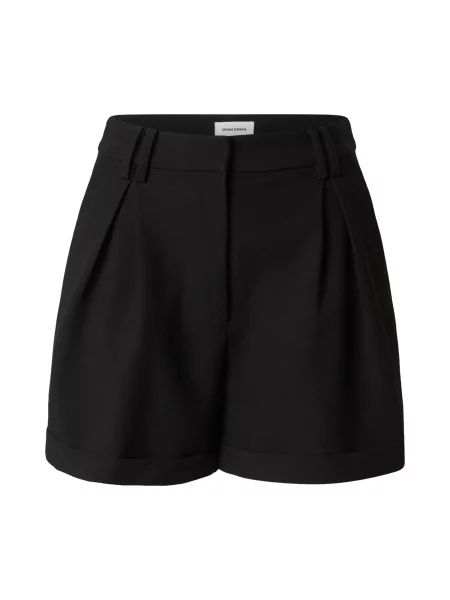 Tatiana Zidekova Kalhoty se sklady v pase černá