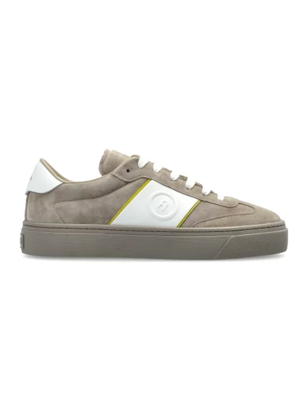 Sneakersy Furla skórzane beżowe