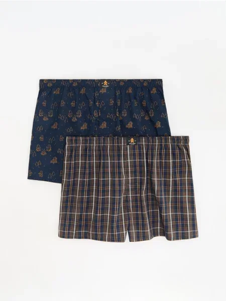 Reserved Boxeri Loose 2 pack bleumarin