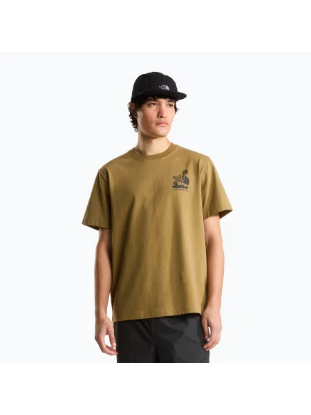 Tricou pentru bărbați The North Face Snack Relaxed cedar