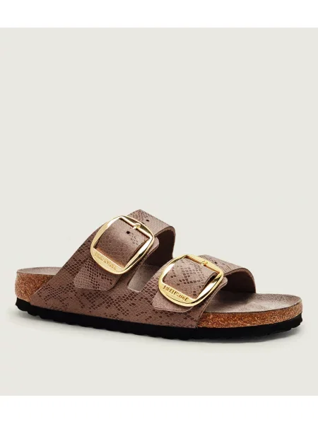 Birkenstock Șlapi Arizona Big Buckle cu adaos de piele | narrow fit bej