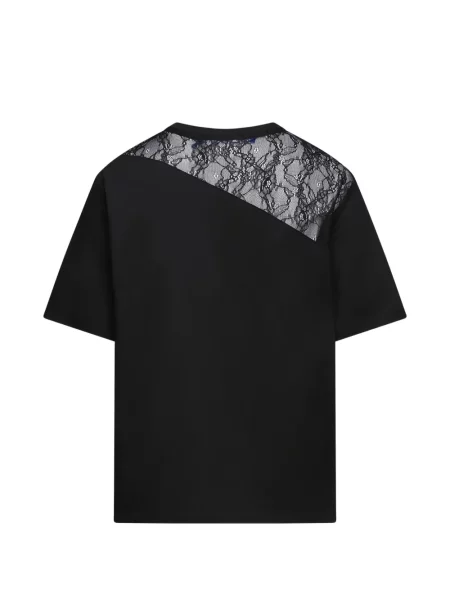 Μπλούζα Karl Lagerfeld Jeans με δαντέλα μαύρο