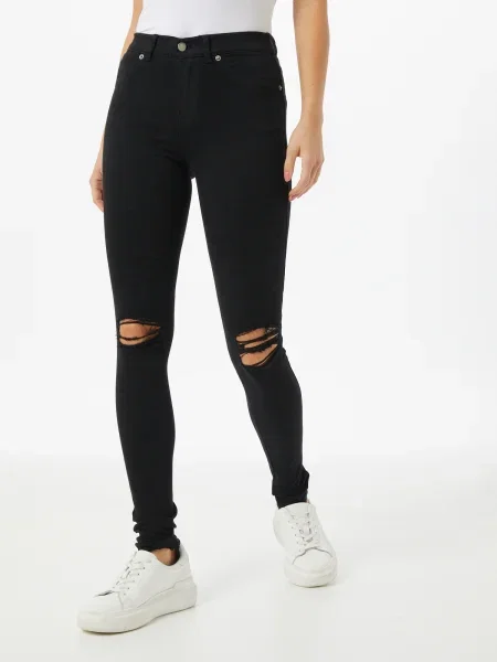 Dr. Denim Jeggings Plenty denim negru