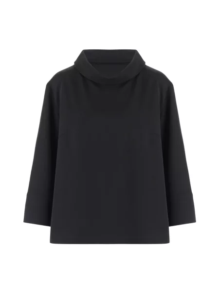 Lniany top By Malene Birger czarny