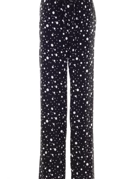 Штани повсякденні LadyLike текстиль чорний