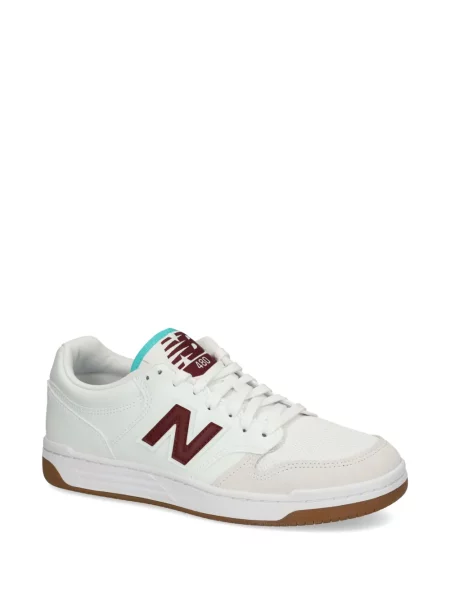 Nėriniuotos sportbačiai New Balance su raišteliais balta