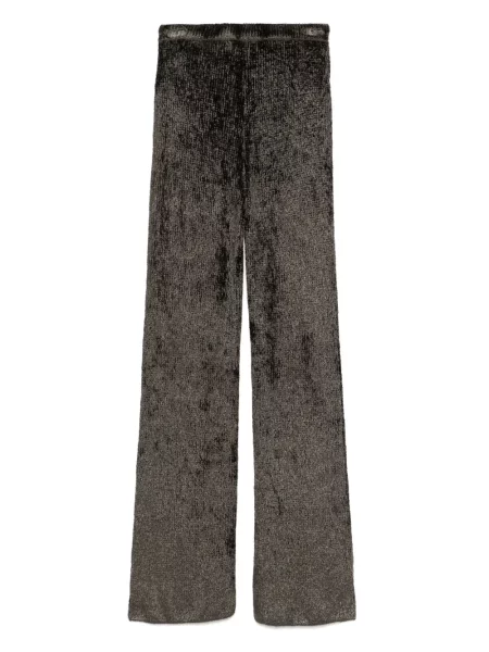 Pantaloni Aya Muse tricotate verde