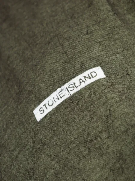 Тениска Stone Island с принт зелено