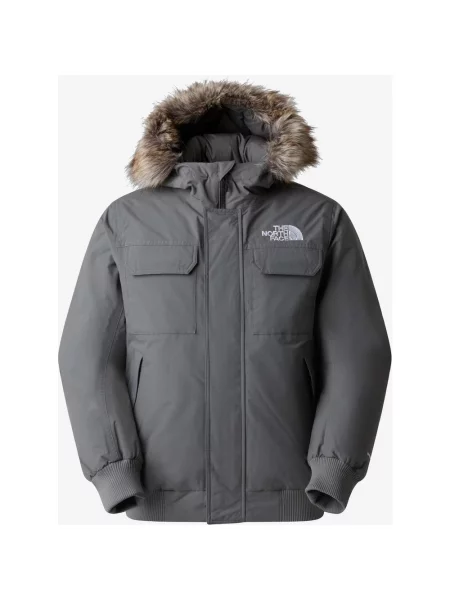Kurtka The North Face McMurdo Bomber Szary Cementowy S biały