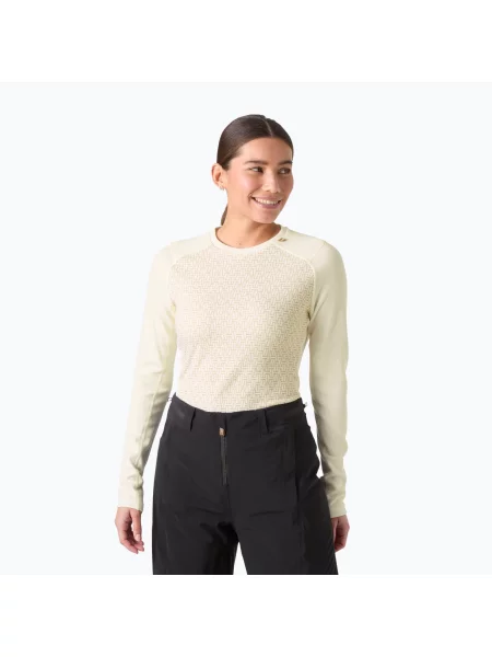 Bluză termoactivă pentru femei Helly Hansen Lifa Merino Midweight Gra snow monogram aop