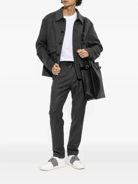 Pantaloni Paul Smith cu cordon gri