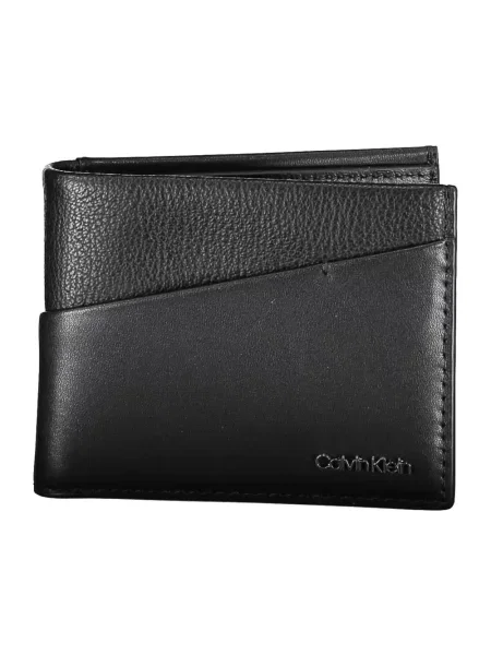 Portfel Calvin Klein skórzany czarny