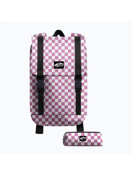 Rucsac de oraș Vans Utility 18 l checkerboard pink fizz roz