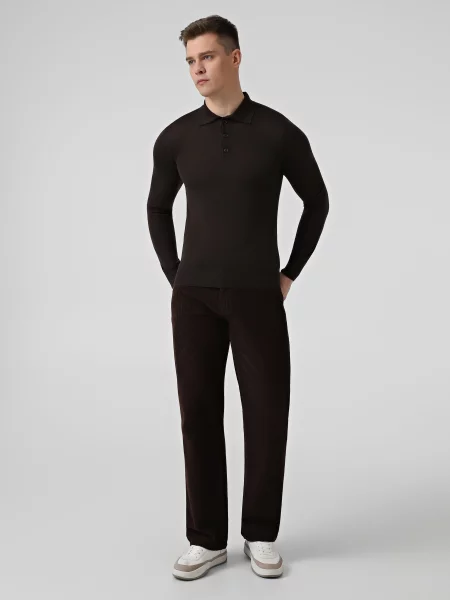Поло Emporio Armani коричневое