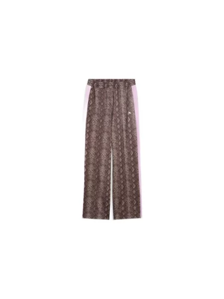 Pantaloni Puma Yellow cu model piele de șarpe galben