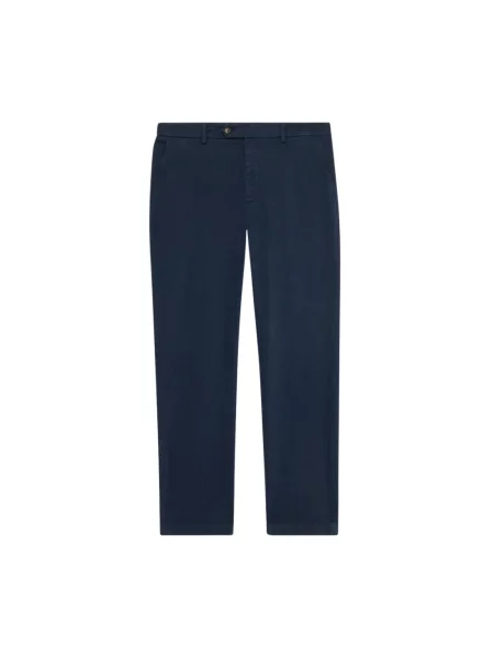 Сhinosy Brooks Brothers ze stretchu niebieskie