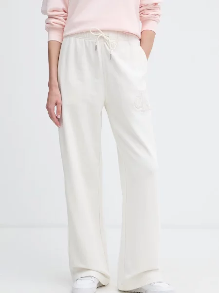 Calvin Klein Jeans pantaloni de trening pentru femei din bej