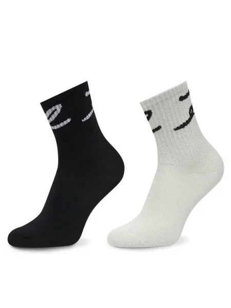 Karl Lagerfeld șosete SIGNATURE LUREX negru