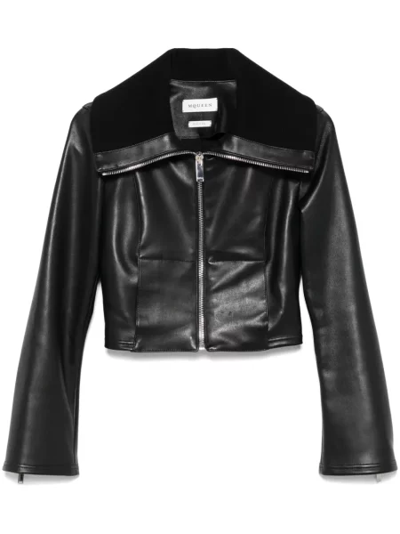 Geanta de piele Alexander Mcqueen negru