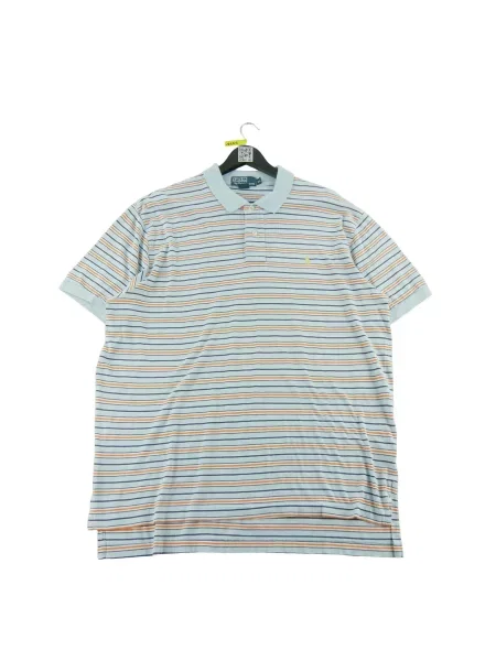 Koszulka polo z krótkim rękawem Polo Ralph Lauren niebieska