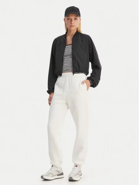 Tommy Jeans Μπόμπερ μπουφάν μαύρο