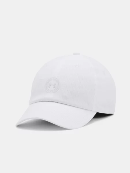 Шапка с козирка Under Armour Iso Chill Armourvent с изчистен дизайн бяло
