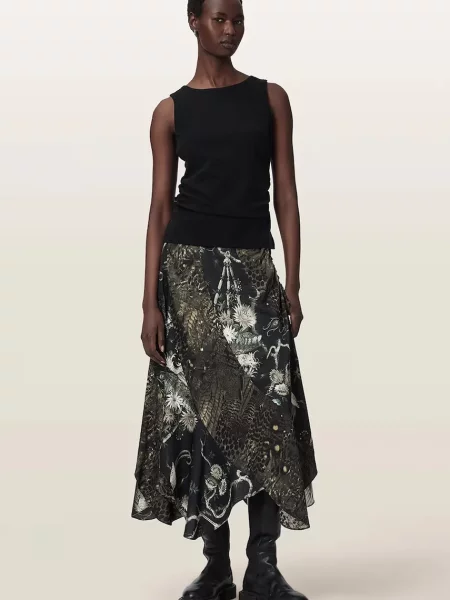 AllSaints асиметрична спідниця ARLEEN