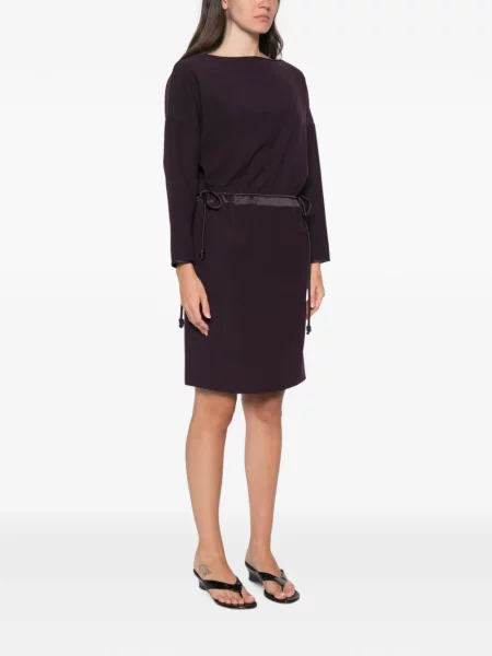 Lung rochie Emporio Armani cu cordon violet
