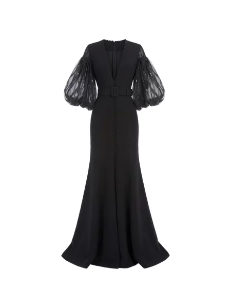 Rochie Gattinolli By Marwan cu paiete negru