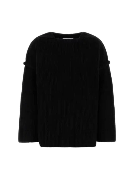 Sweter Jil Sander wełniany czarny