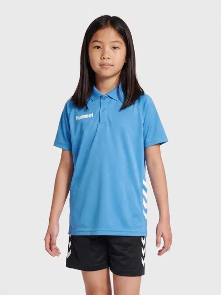 Koszulka polo do piłki nożnej dla dzieci Hummel hml PROMO niebieska