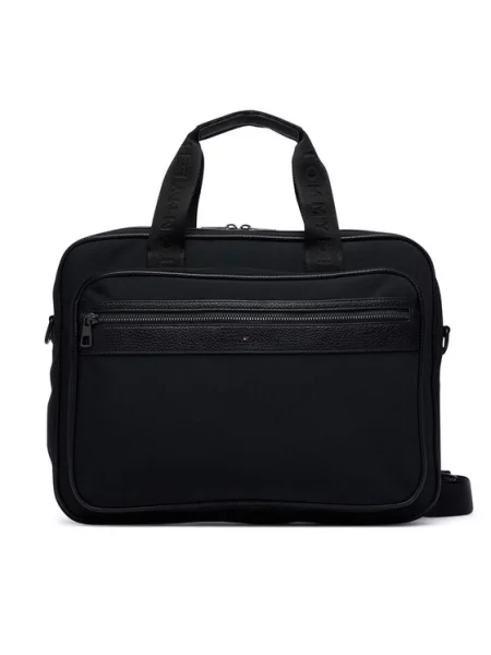 TOMMY HILFIGER Taška na notebook čierna