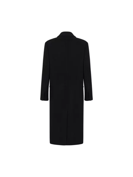 Płaszcz Tory Burch wełniany czarny
