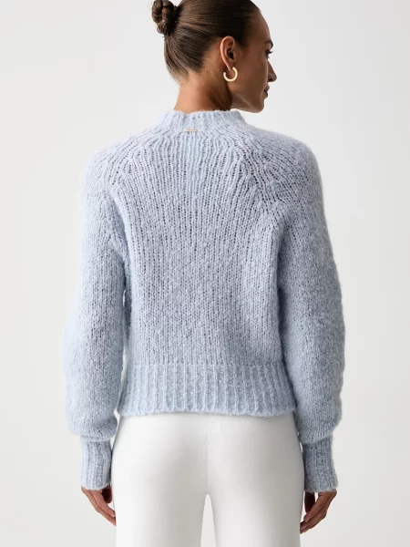 Twinset pulóver női gyapjúval kék
