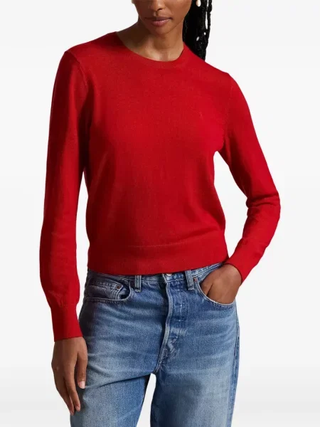 Șosete Polo Ralph Lauren cu broderie în carouri plisate albastru