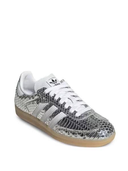Sneakerși Adidas Samba argintiu