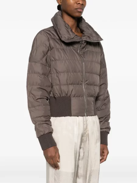 Geacă Moncler + Rick Owens maro