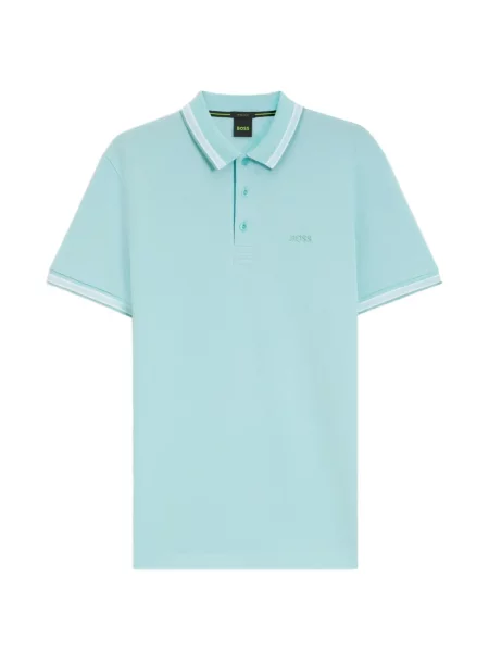 Tricou polo Boss albastru